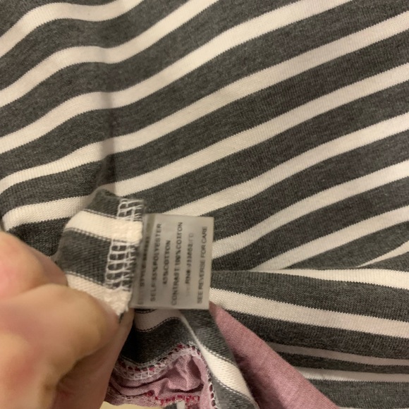 Market & Spruce Striped Boatneck Sweater | Faux Layered Look | size S - Picture 7 of 8